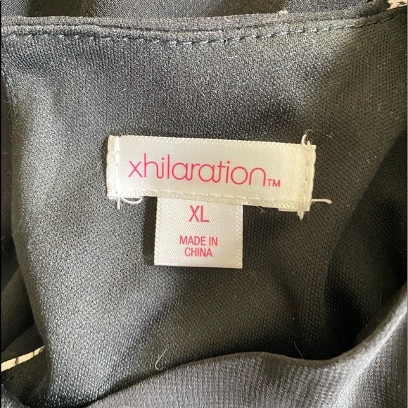 Xhilaration dress, size XL, black with white floral print - Picture 7 of 13